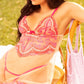Mapale Petal Kiss Sheer Babydoll & String Set