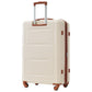 HouseOfZazla expandable 2-piece luggage set with TSA lock and spinner wheels in multiple colors