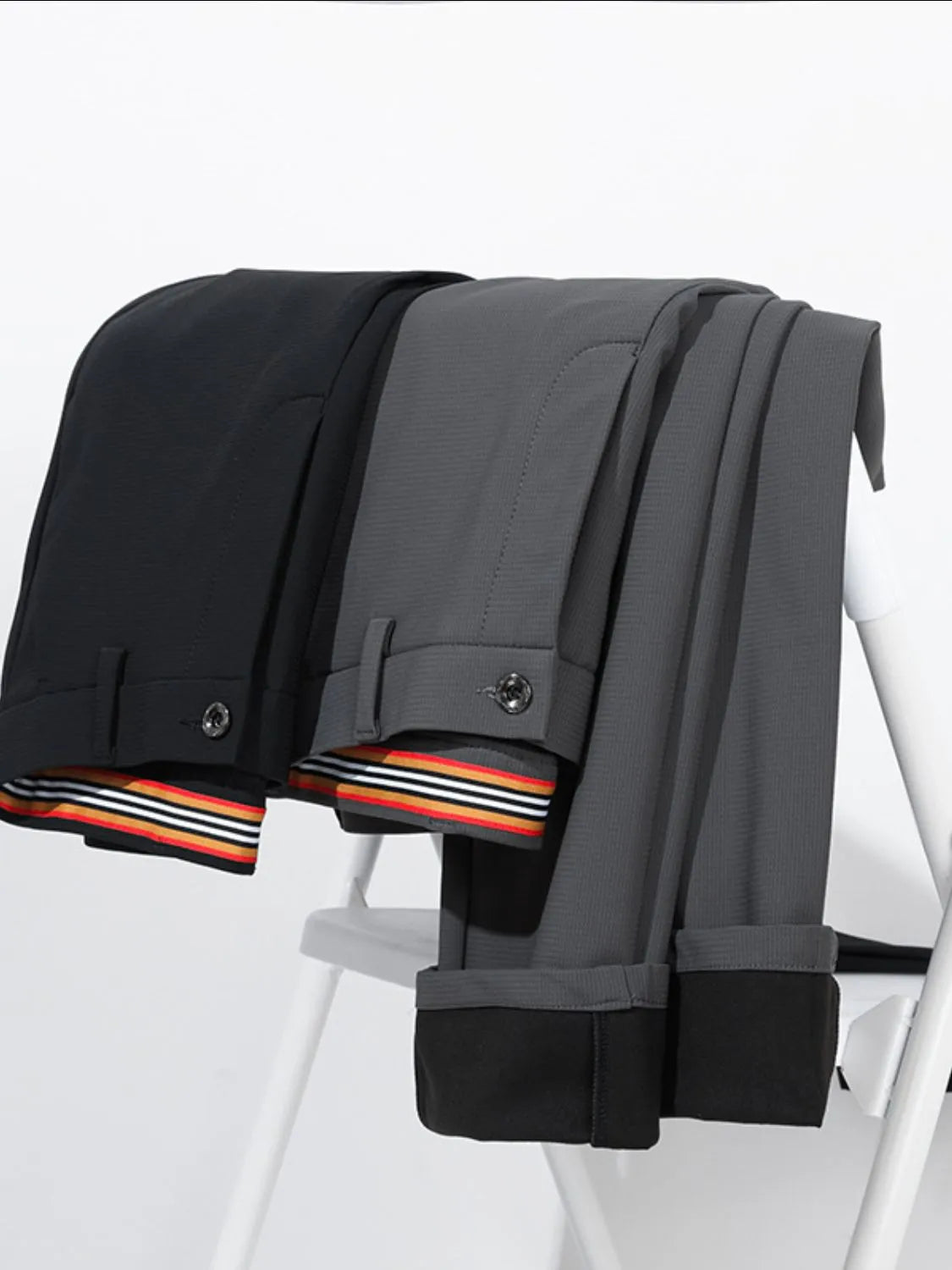 Men's Slim Fit Pants with Pockets - Farnelli