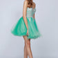 CLEARANCE - Juliet 762 Sweetheart Neckline Poofy Short Dress (Size M)