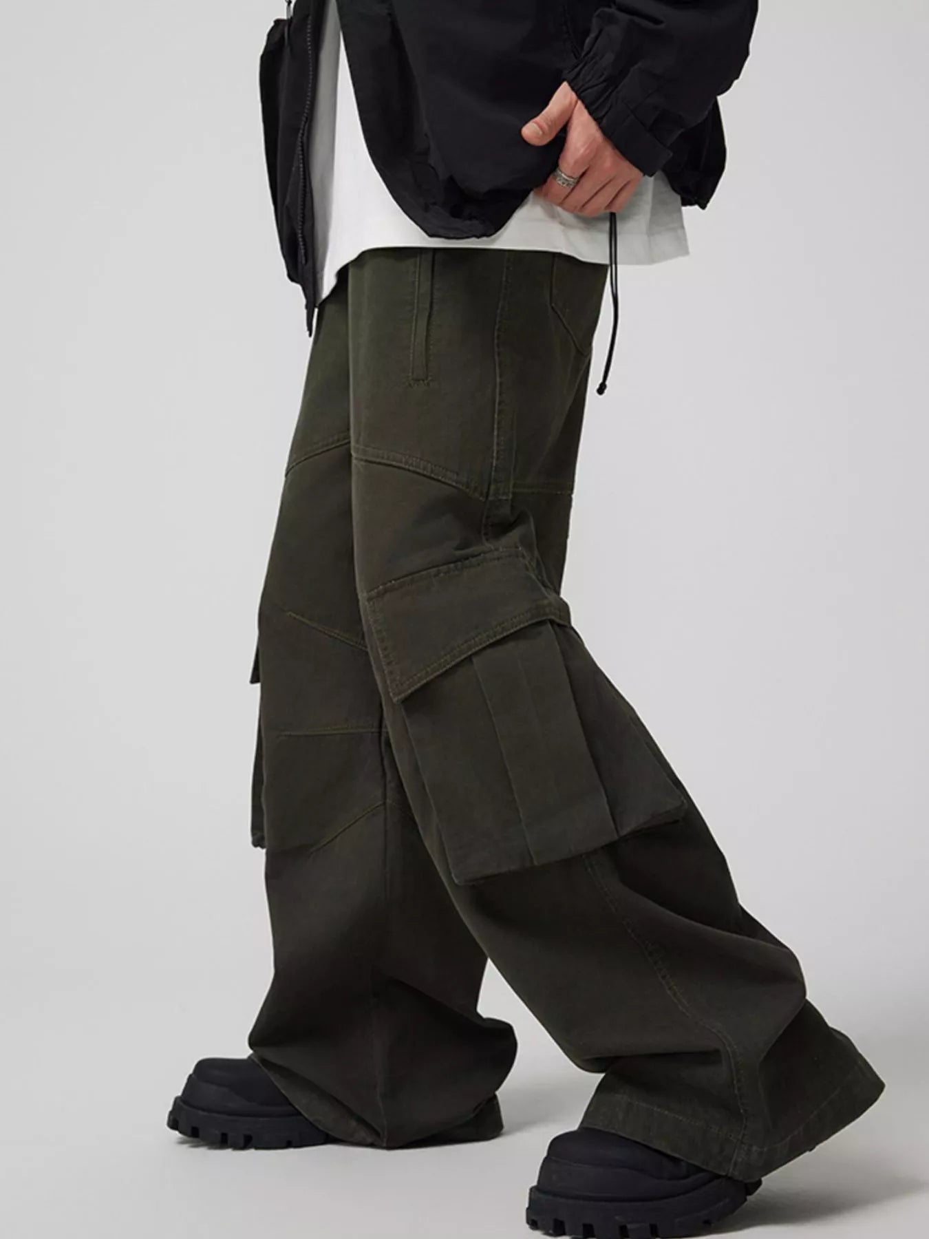 Men's Loose Fit Cargo Pants - Farnelli