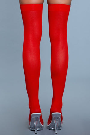 1932 Opaque Nylon Thigh Highs-0