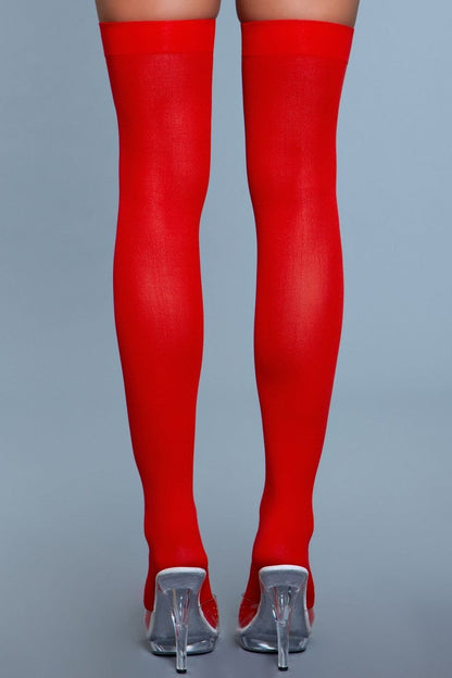 1932 Opaque Nylon Thigh Highs-0