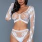 2153 Floral Delight Bodystocking-1