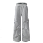 Men's Elastic Waist Wide Leg Sweatpants - Farnelli
