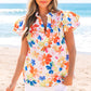 Chelsea Floral Bouquet Flutter Top - Farnelli