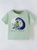 Children's Octopus Round Neck Tee - Farnelli
