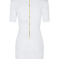 Balmain White Viscose Blend Dress Women