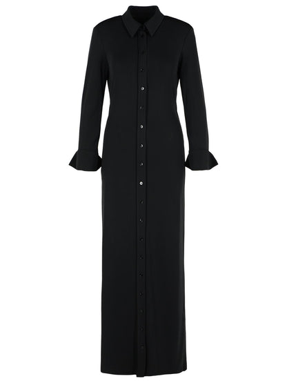 Sportmax 'Nias' Black Viscose Strech Dress Women