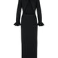 Sportmax 'Nias' Black Viscose Strech Dress Women