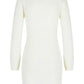 Balmain White Viscose Blend Dress Women