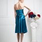 CLEARANCE - Cinderella Divine 7703 Strapless Satin Knee Length Dress (Size 3XL)