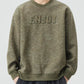 Men's Plus Size Enjoy Round Neck Long Sleeve Sweatshirt - Farnelli