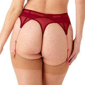 Gossard Superboost Lace Raspberry Sorbet Garter Belt-1