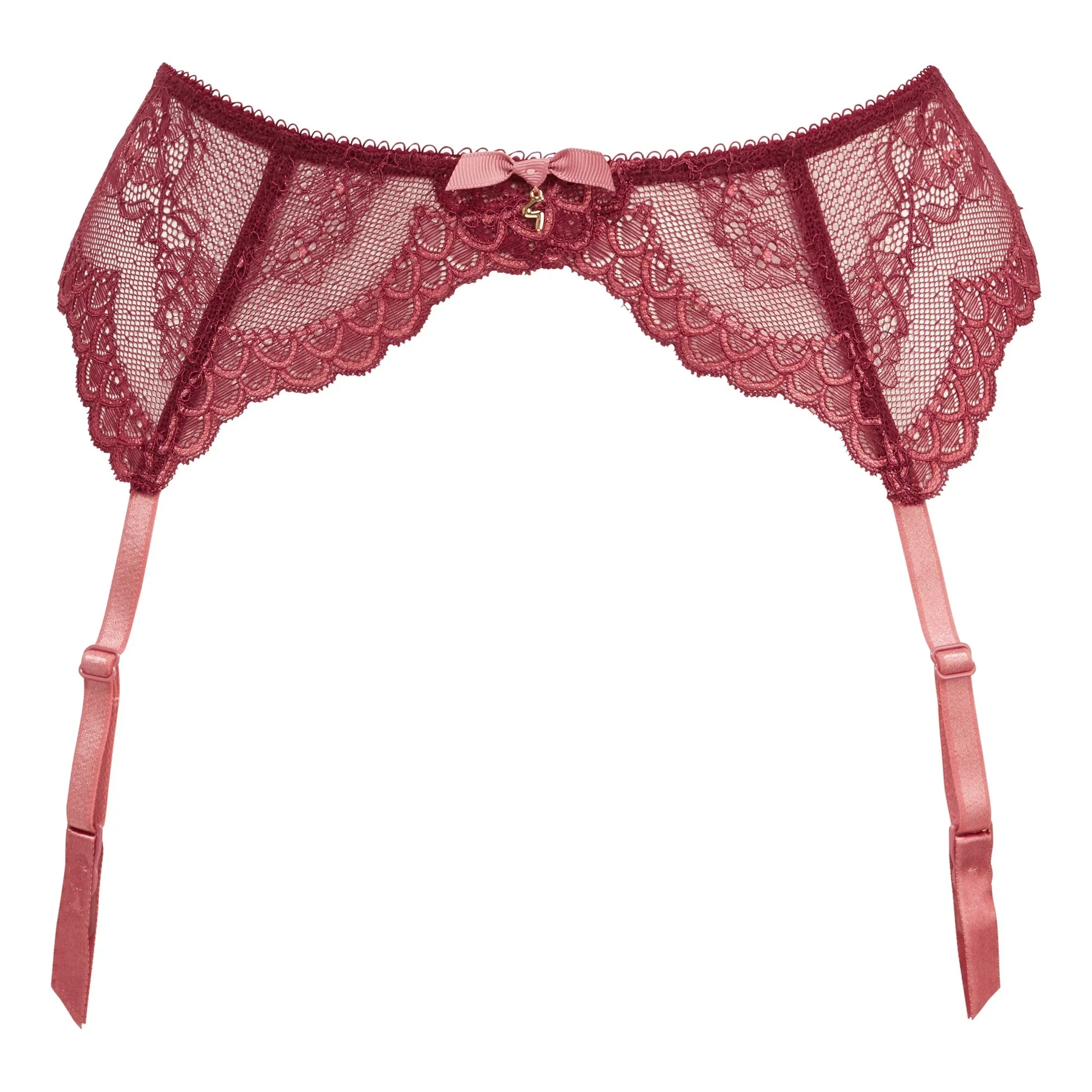 Gossard Superboost Lace Raspberry Sorbet Garter Belt-2