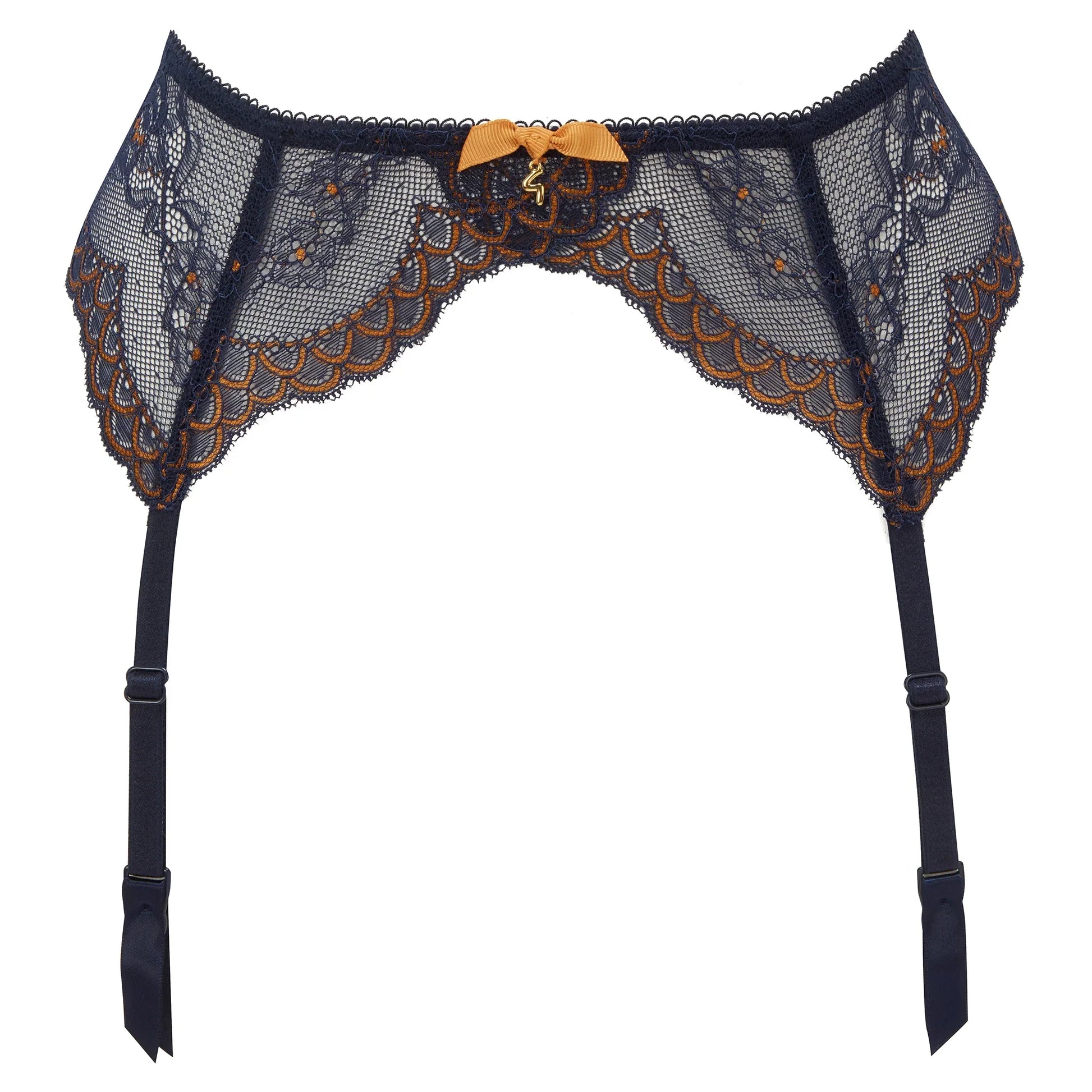 Gossard Superboost Lace Midnight Blue Garter Belt-2
