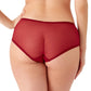 Gossard Superboost Lace Raspberry Sorbet Sheer Shorts Panty-1