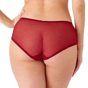 Gossard Superboost Lace Raspberry Sorbet Sheer Shorts Panty-1