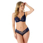 Gossard Superboost Lace Midnight Blue Sheer Shorts Panty-4