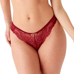 Gossard Superboost Lace Thong Panty Cranberry/Raspberry Sorbet-0