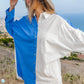 BiBi Oversized Color Block Shirt - Farnelli