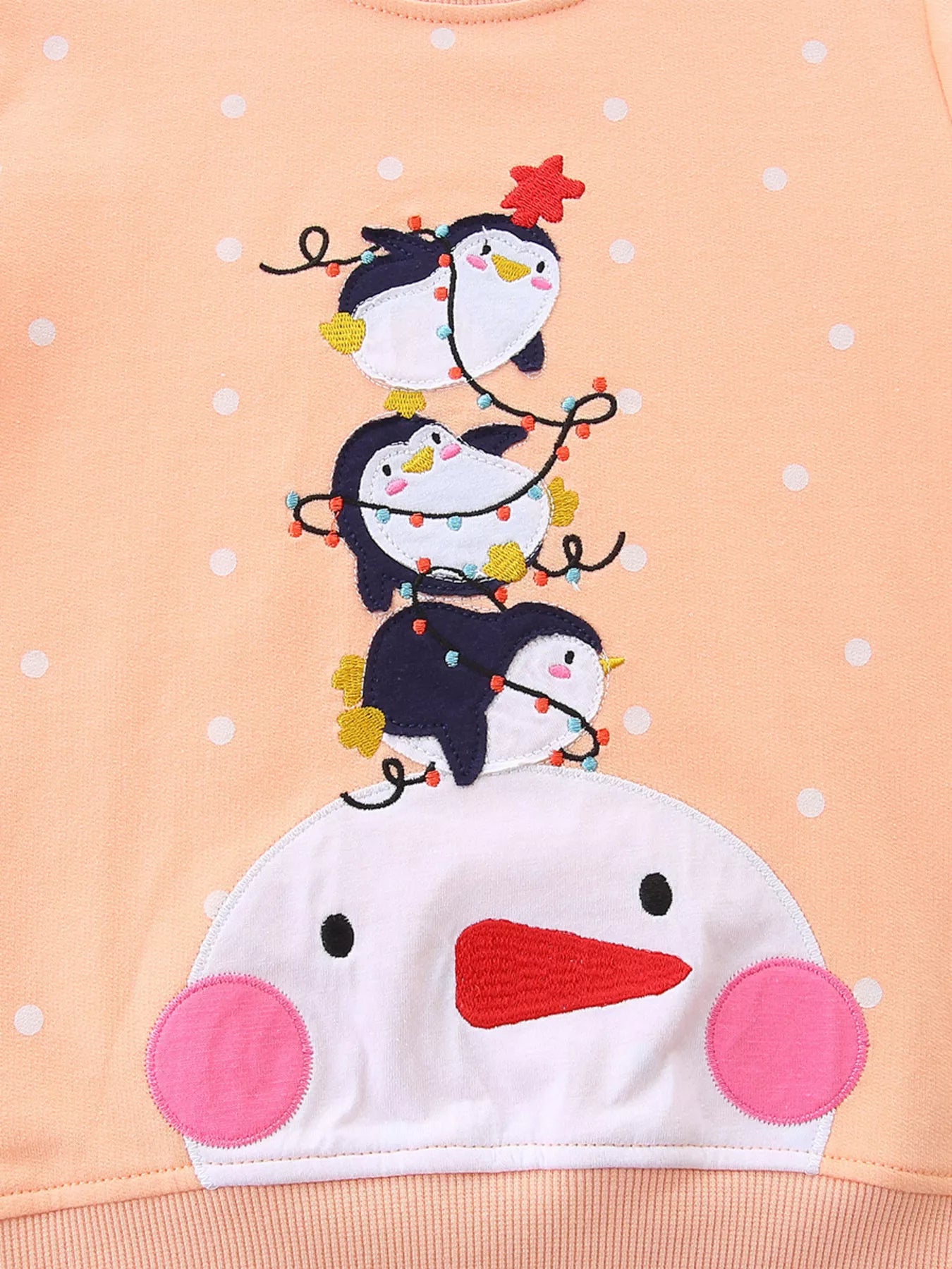 Children's Penguin Round Neck Sweatshirt - Farnelli