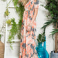 Celeste Paisley Print Short Sleeve Maxi Dress with Pockets - Farnelli