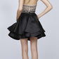 Juliet 777 Two-Piece Short Dress Halter Embellished Bodice