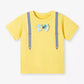 Children's Bow Embroidered Round Neck T-Shirt - Farnelli