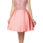 Juliet 779 Embellished Bodice Short Dress Sleeveless