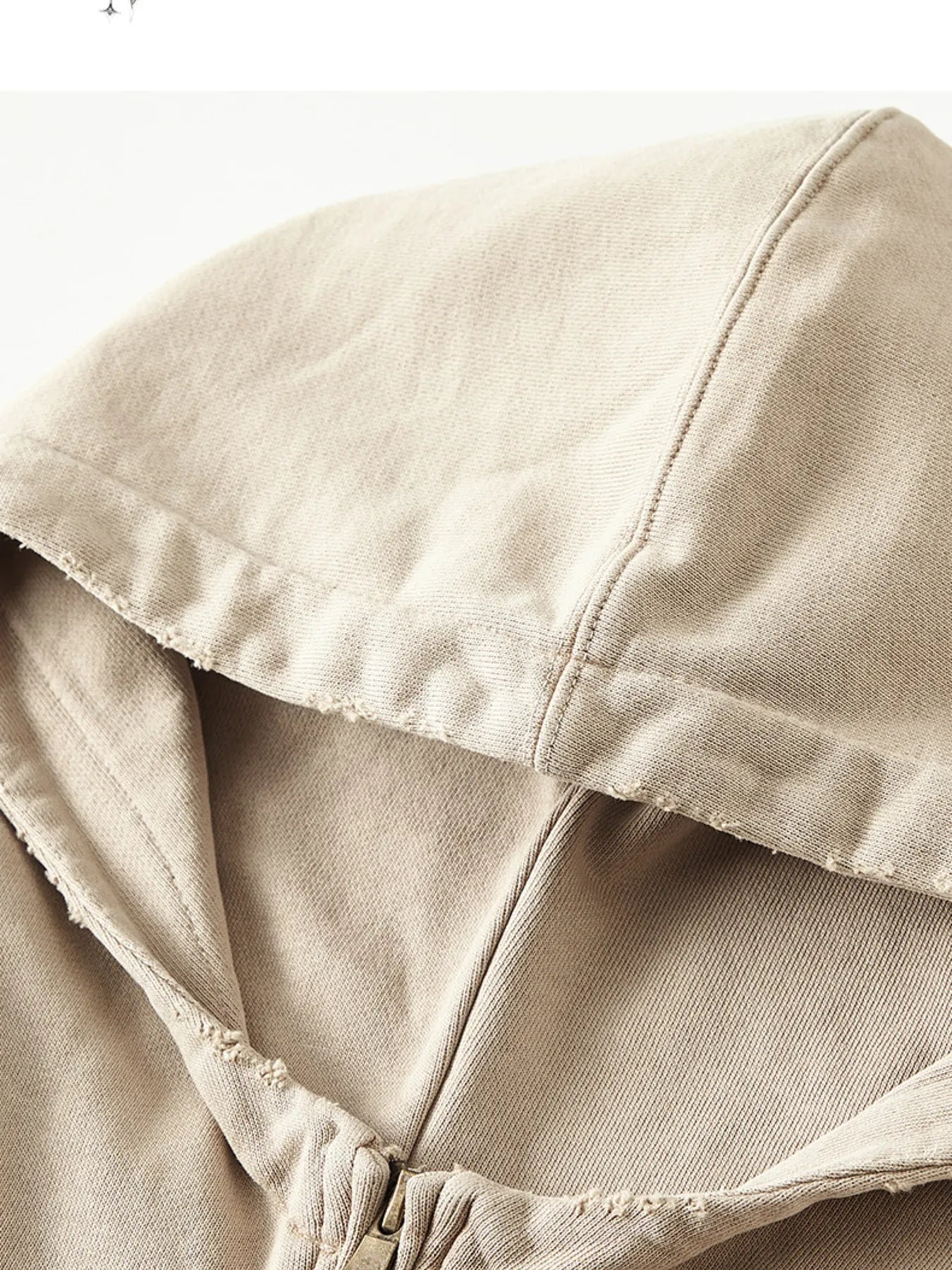 Men's Washed Quarter-Zip Hoodie with Kangaroo Pocket - Farnelli