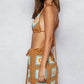 POL Crochet Halter Neck Cami and Skirt Sweater Set - Farnelli