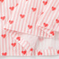 Children's Heart Print Ruffle Trim Dress - Farnelli