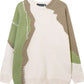 Men's Contrast Round Neck Long Sleeve Sweater - Farnelli
