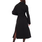 Cambridge Comfort Wraparound Wool Cashmere Coat in Black