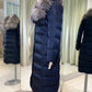 Kaimana Genuine Fox Fur Trim Premium Down Coat