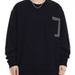 Men's Plus Size Crew Neck Sweatshirt with Pocket Detail - Farnelli