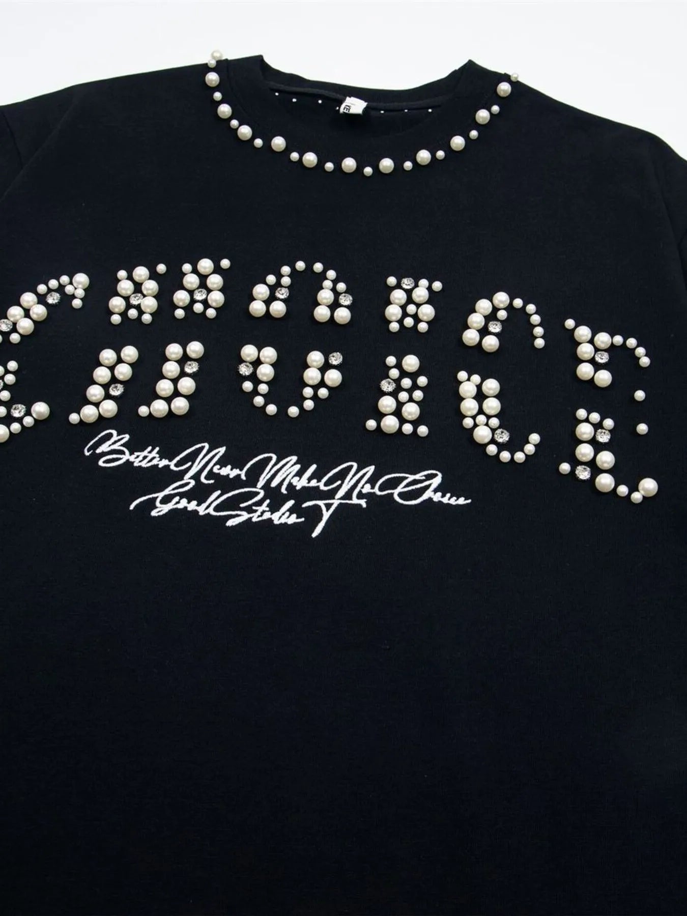 Men's Pearl Detail Short Sleeve T-Shirt - Farnelli