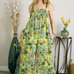 ADORA Elastic Detail Tropical Jumpsuit - Farnelli