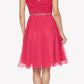 Juliet 786 Ruched V-Neck Cocktail Dress Embellished Waist