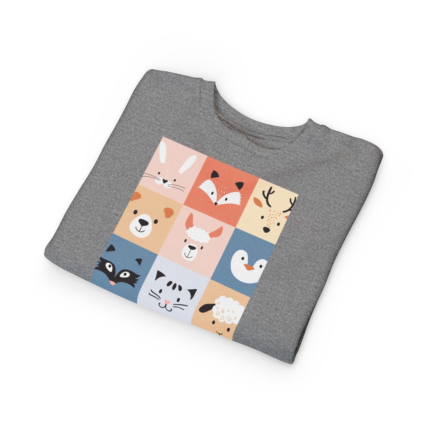 Cute Animal Toddler Sweatshirt | Kids Cozy Crewneck, Baby Gift, Toddler Apparel, Playdate Outfit, Animal Lovers Clothing