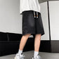 Men's Plus Size Wash Loose Fit Denim Shorts - Farnelli