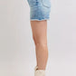 Judy Blue Full Size High Waist Western Embroidery Detail Cut Off Denim Shorts Plus Size - Farnelli
