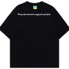 Men's Round Neck Short Sleeve T-Shirt - Black
