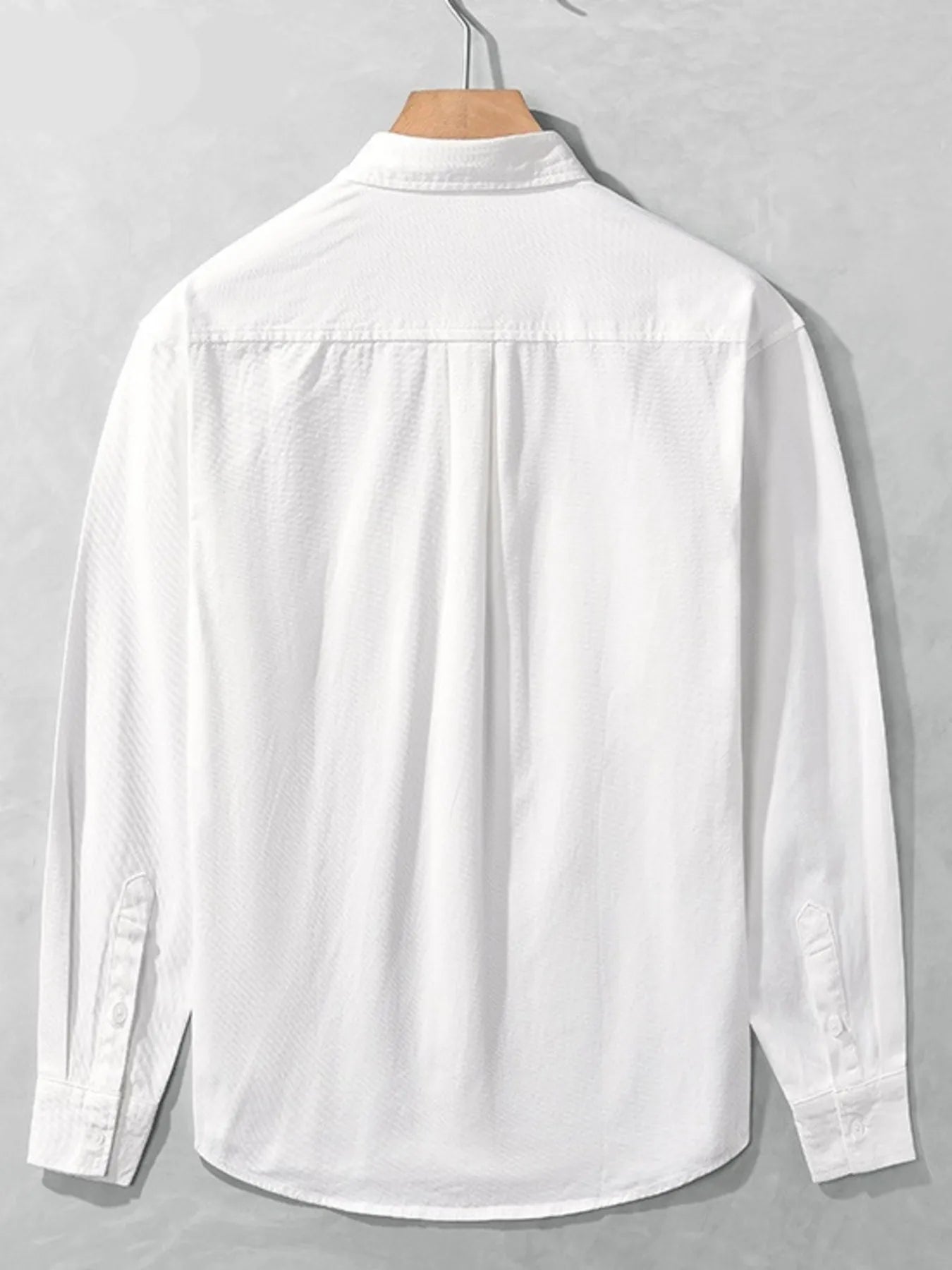 Men's Plus Size Button Up Long Sleeve Shirt - Farnelli