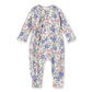 Vintage Floral Zipper Romper - Soft Bamboo Baby