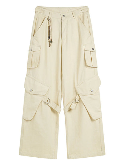 Men's Wide Leg Cargo Pants - Farnelli
