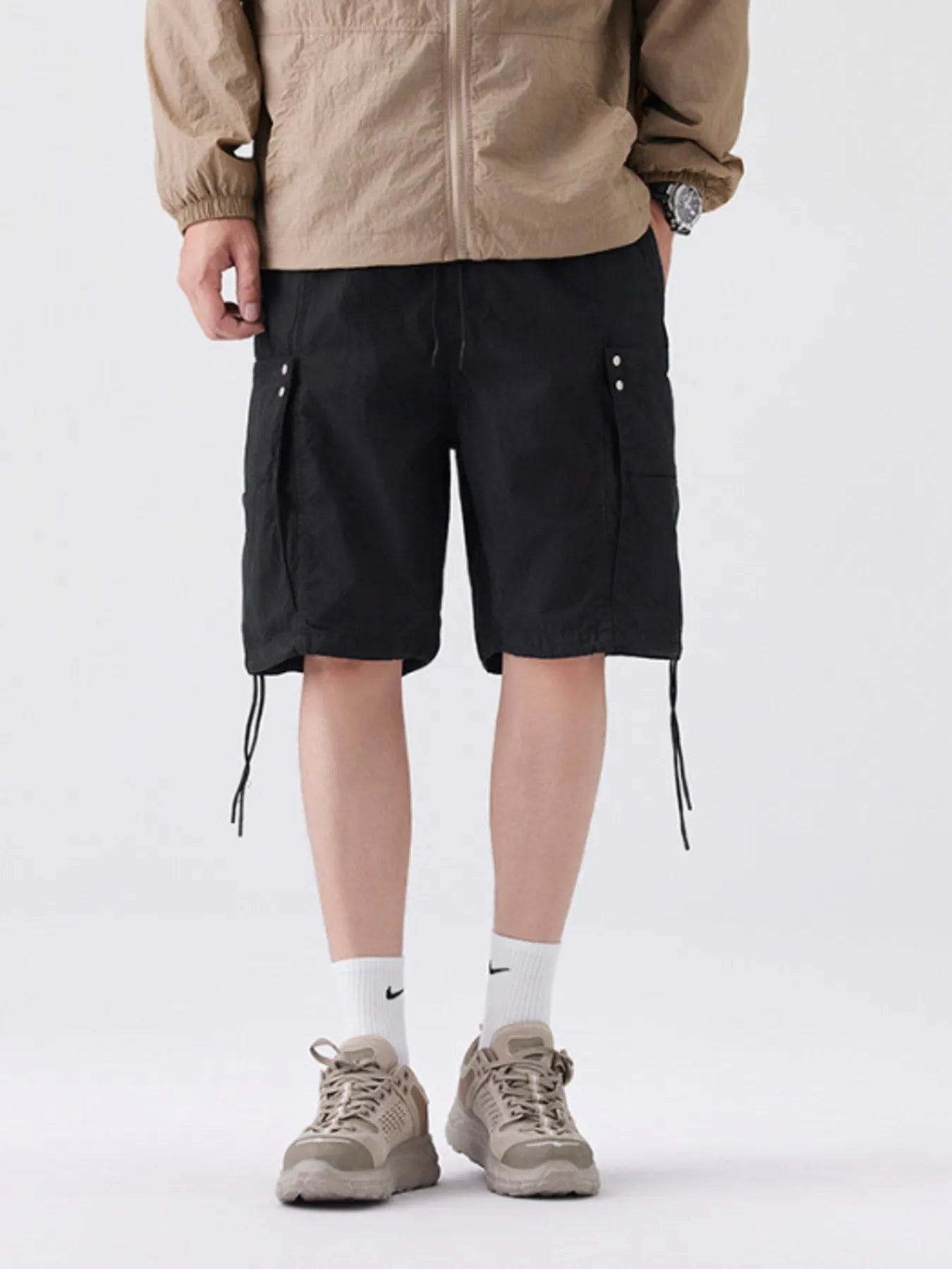 Men's Full Size Casual Cargo Shorts Plus Size - Farnelli