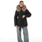 Genuine Polar Fox Trim Coat