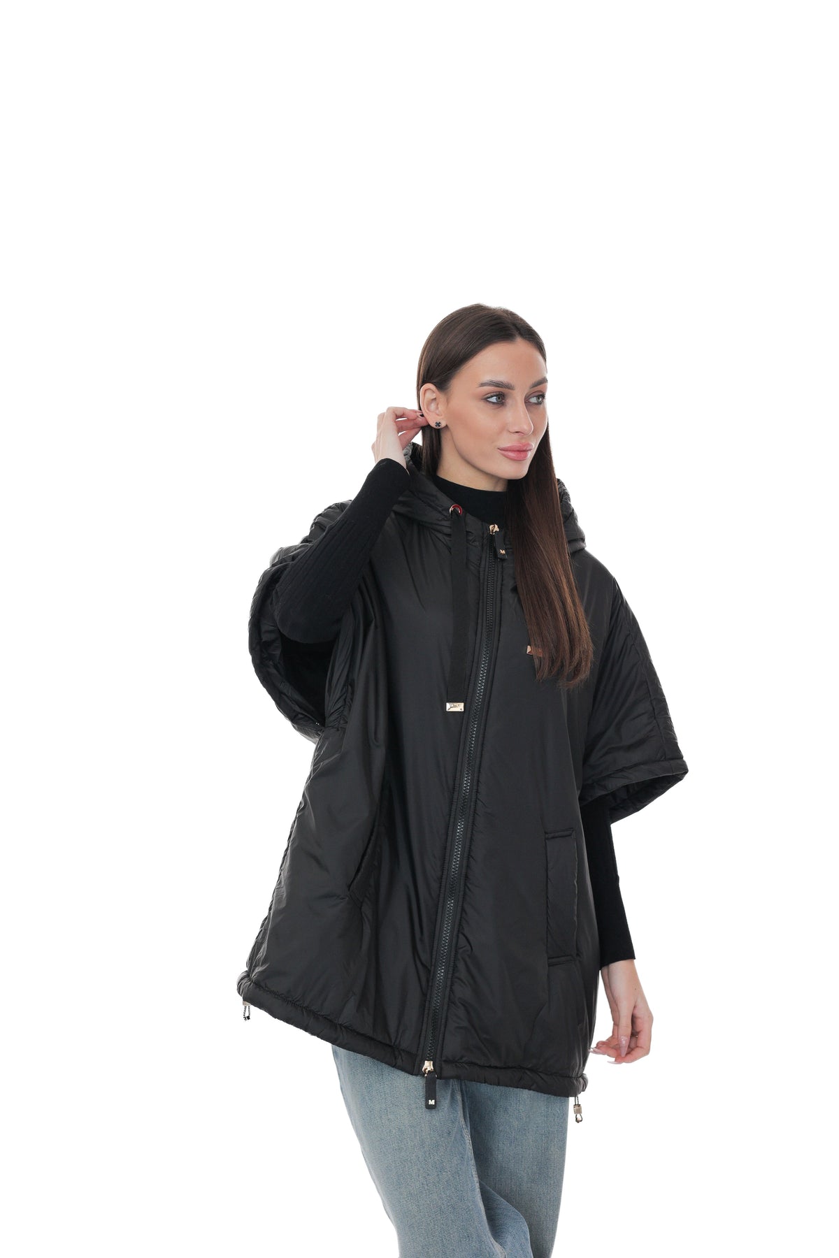 Black hooded vest by Alaska® Outerwear Company